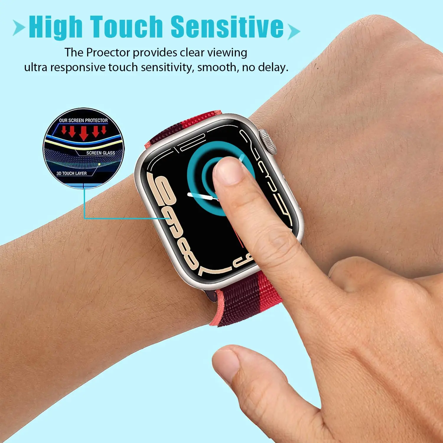 3D Tempered Glass For Apple Wa - огляд і ціна Apple Smartwatch Accessories