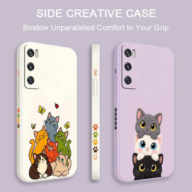 Cute Coloful Cats Phone Case F - огляд і ціна Vivo V40