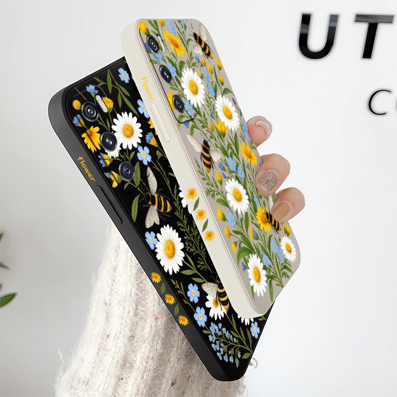 Cute Bee Floral Pattern Case F - огляд і ціна Vivo V40