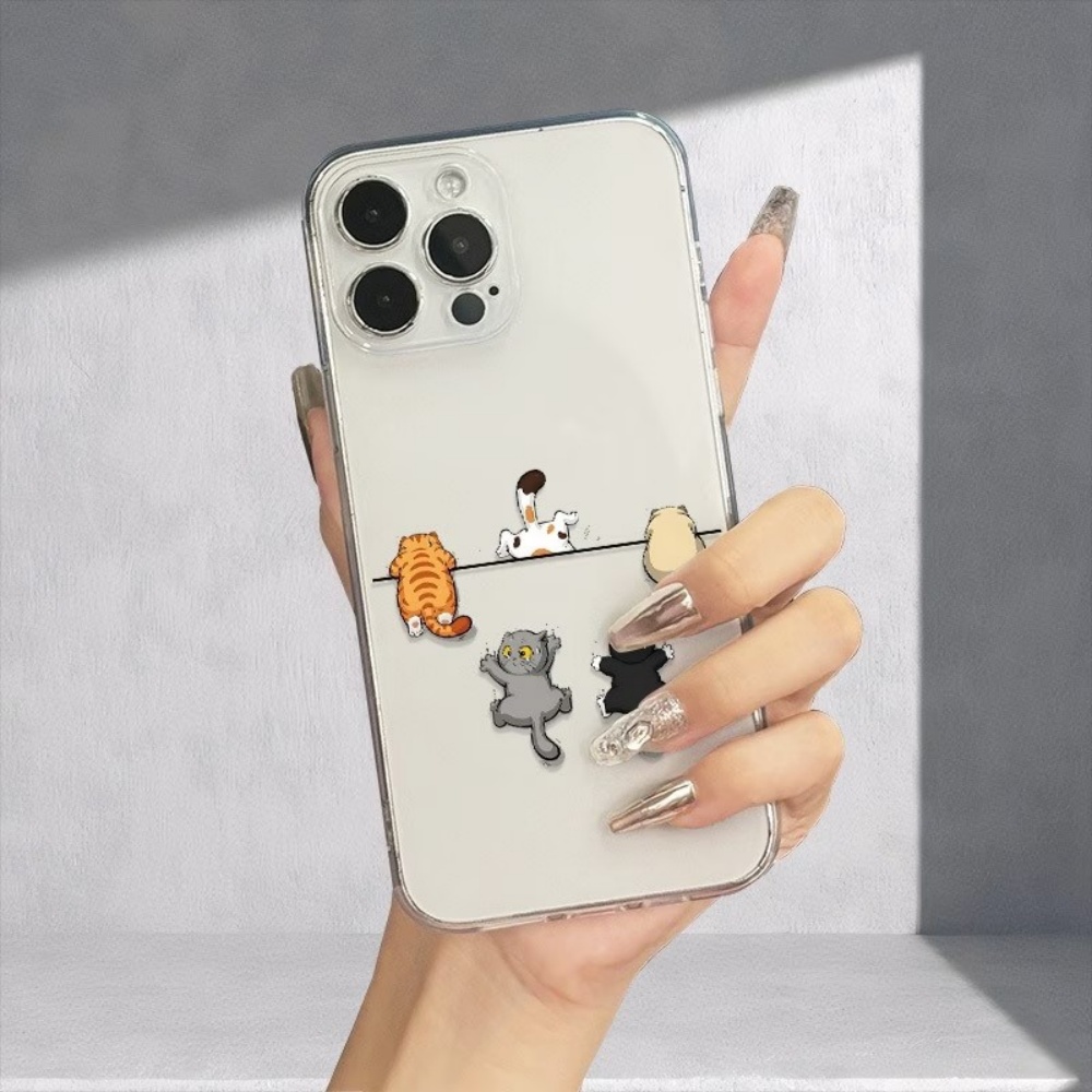 Five Cute Cat Pattern Phone Ca - огляд і ціна Apple Iphone 15