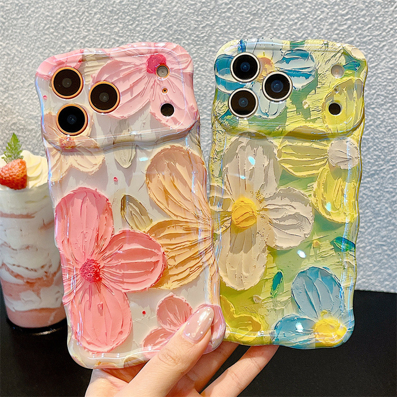 Fashion Oil Painting Flowers W - огляд і ціна Apple Iphone 15